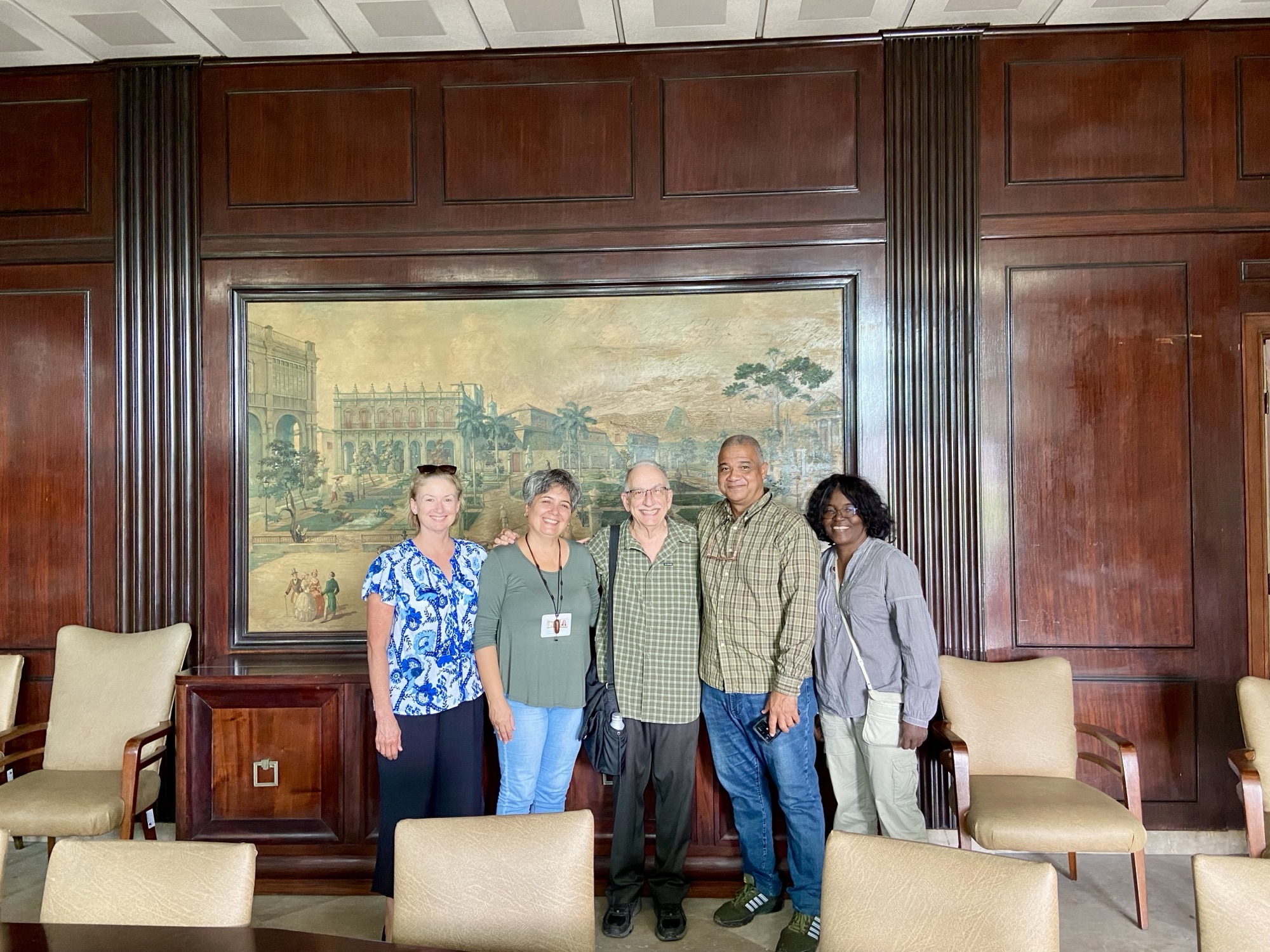 Group in the National Library